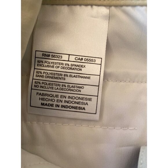 Nike Golf Dri Fit Long Beige Shorts Size 6 - Picture 5 of 7